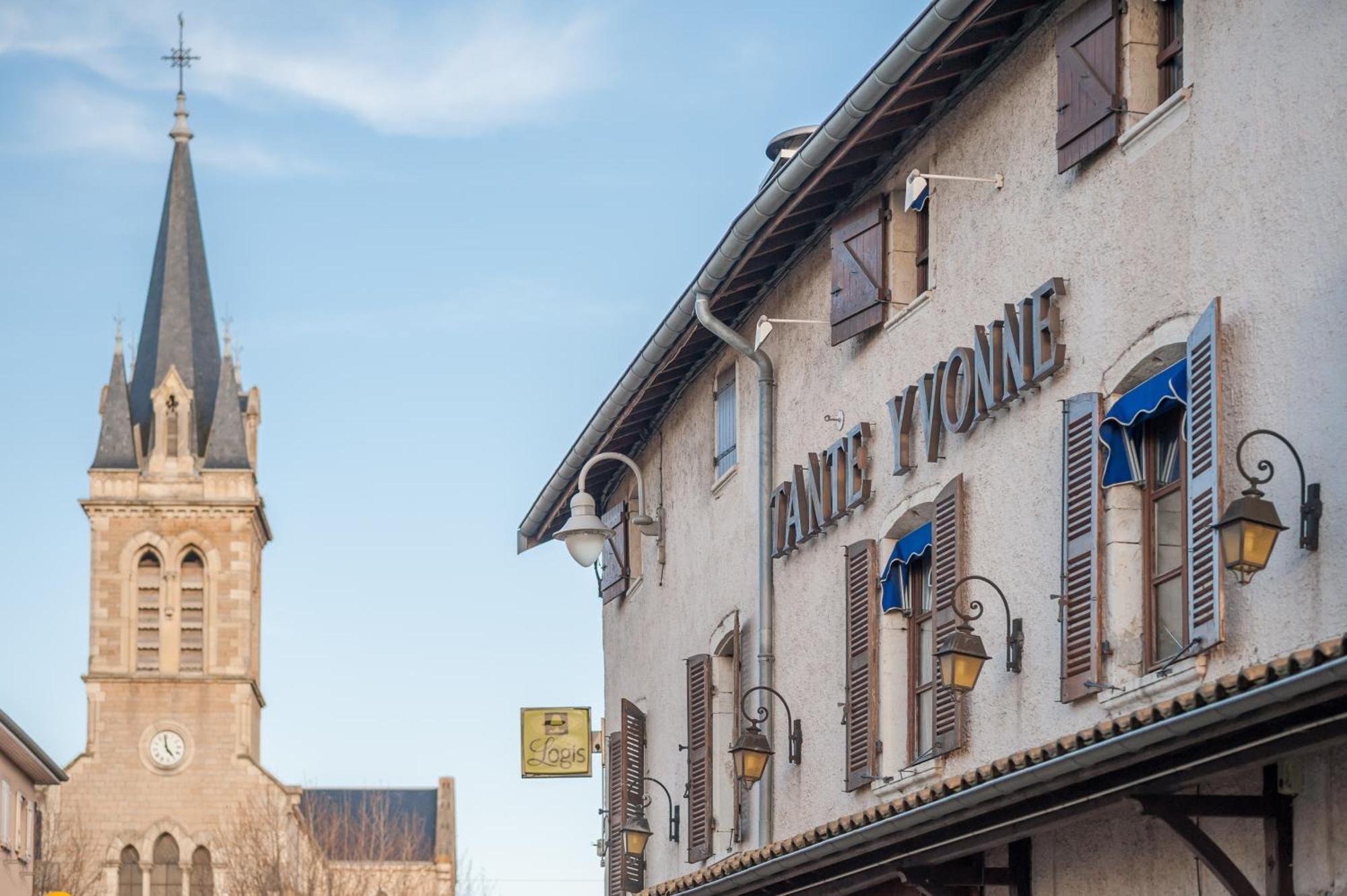 Logis Hotel Tante Yvonne & Son Restaurant Semi-Gastronomique - Lyon Nord Quincieux Екстериор снимка
